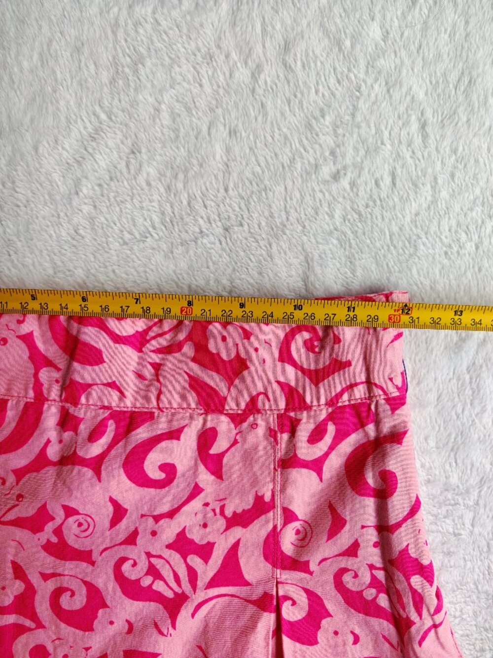 Lilly Pulitzer Girls Pink Print Mini Skirt Size 8 Preppy Summer Aesthetic XS Pet - Picture 6 of 9